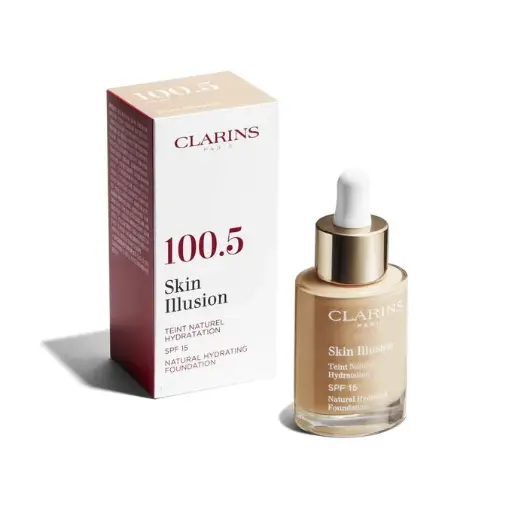 CLARINS SKIN ILLUSION TEINT FOUNDATION 100.5W 
