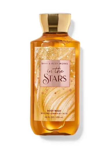  BATH AND BODY WORKS TWISTED PEPPER MINT IN THE STARS BODY WASH