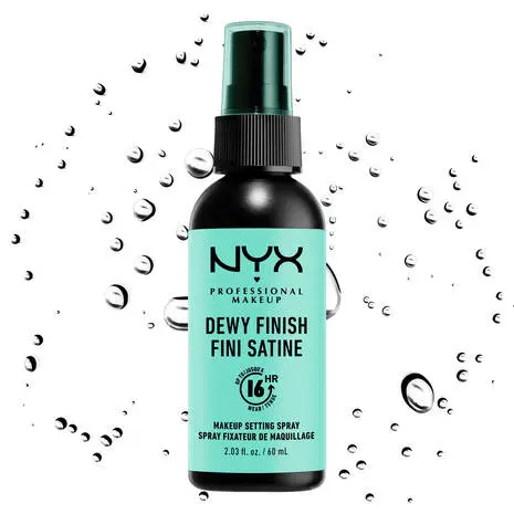 NYX Dewy Finish Spray Fixateur de Maquillage 60ML