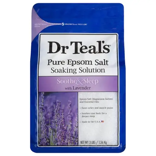 DR TEALS PURE EPSOM SALT SOAKING SOLUTION450G lavender 