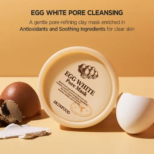  SKIN FOOD EGG WHITE PORE MASK 120G