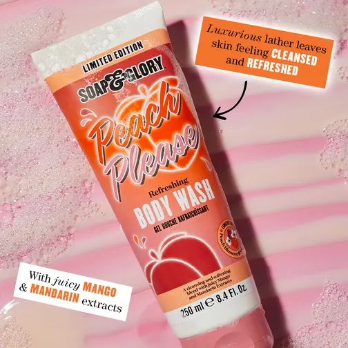SOAP GLORY PEACH PLEASE BODY WASH 250ML 