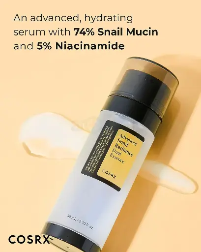 cosrx advanced snail radiance dual essence 