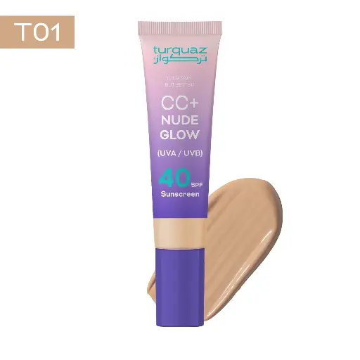 TURQUAZ CC NUDE GLOW UVA UVB 40SPF 45ML 
