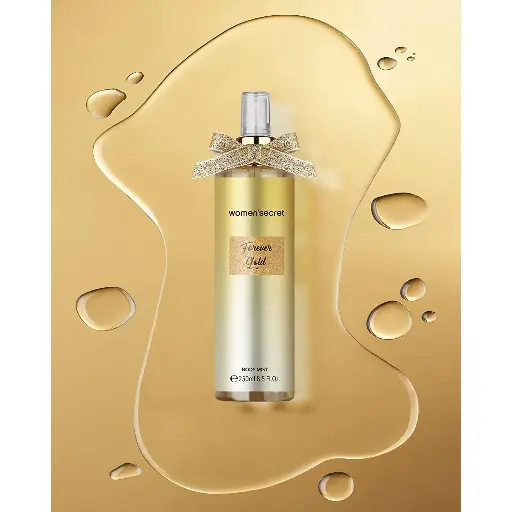 WOMENS SECRET FOREVER GOLD BODY MIST 250ML  