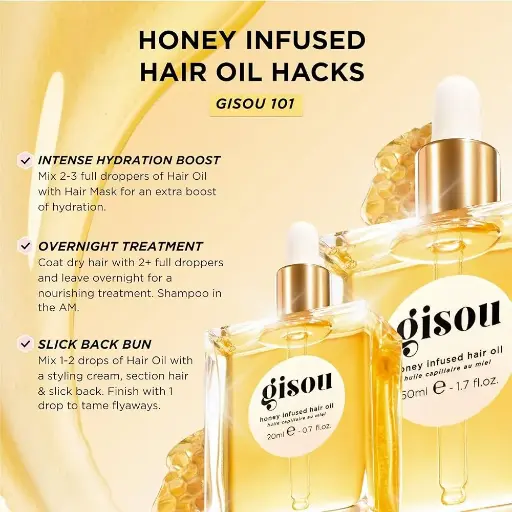 GISOU HONEY INFUSED HAIR OIL - NOURISHING FINISHING OIL 