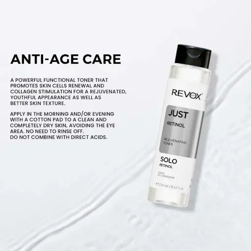 REVOX JUST RETINOL REJUVENATING TONER 250ML 