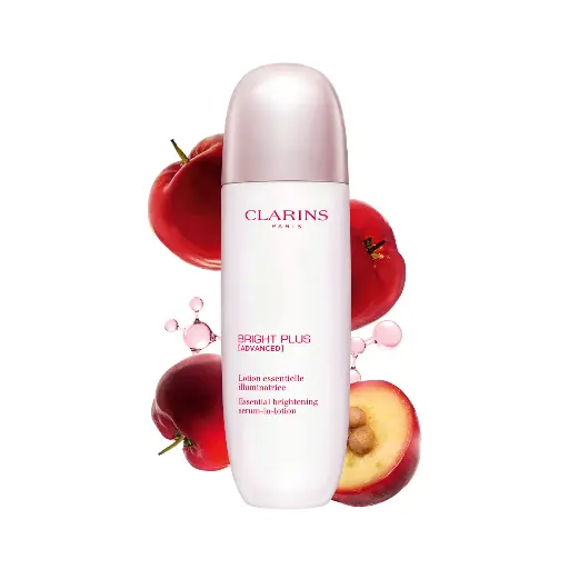 CLARINS BRIGHT PLUS LOTION ESSENTIELLE ILLUMINATRICE 150ML كلارنس برايت بلس لوشن ESSENTIELLE ILLUMINATRICE 150 مل