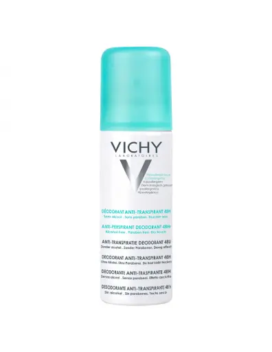 Vichy Déodorant Anti Transpirant Efficacité 48H Aérosol 125 