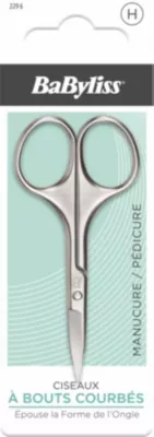 BABYLISS MANUCURE CISEAUX A BOUTS COURBES 
