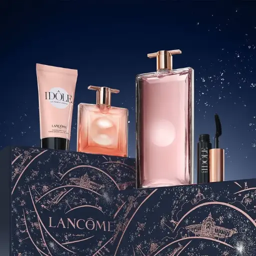 LANCOME  SET IDOLE CARING TOGRTHER FOR A HAPPIER TOMORRW 