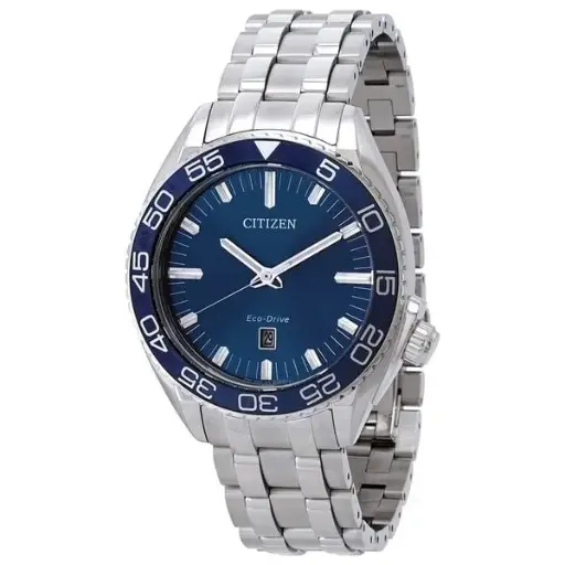 Citizen Watch AW1770-53L For Men - Analog Display, Stainless Steel Band - Silver