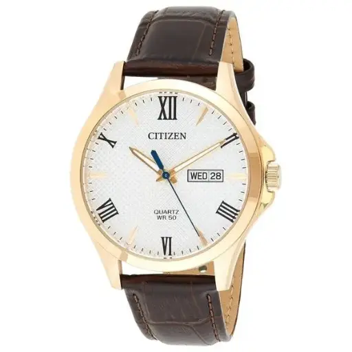 Citizen Watch BF2023-01A For Men - Analog Display, Leather Band - Black 