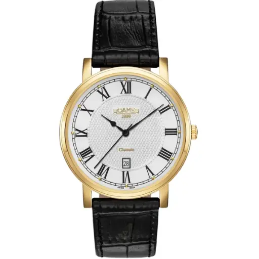 Roamer 709856482207 Leather Band Men Watch 