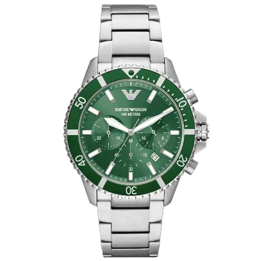 Emporio Armani Analog Green Dial Men's Watch-AR11500