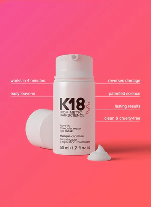 K18 LEAVE IN MOLECULAR REPAIR HAIR MASK 50ML M