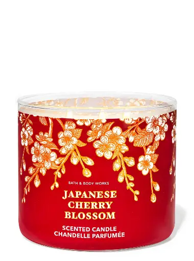 BATH BODY WORKS CHANDELLE PARFUMEE JAPANESE CHERRY BLOSSOM 