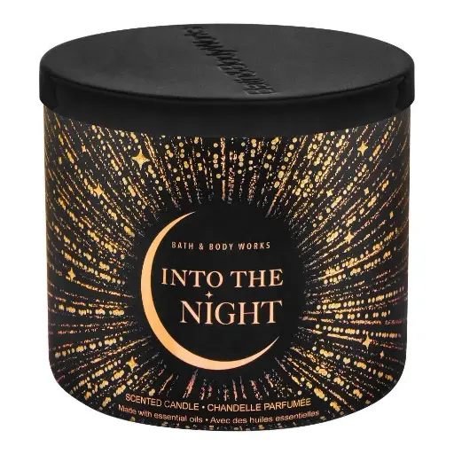 BATH BODY WORKS CHANDELLE PARFUMEE INTO THE NIGHT 