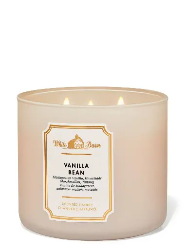 BATH BODY WORKS CHANDELLE PARFUMEE VANILLA BEAN 