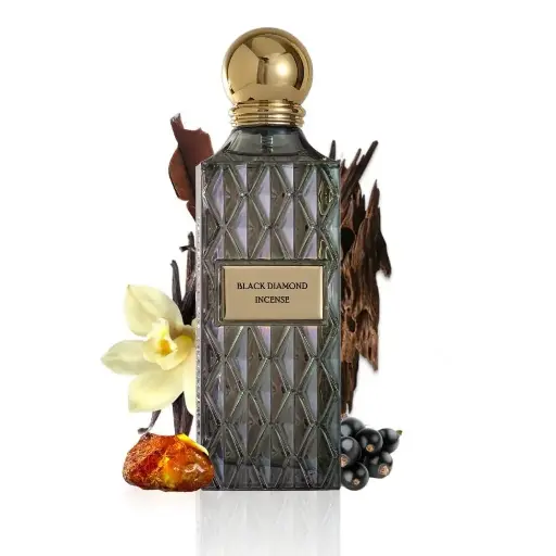 IBRAHEEM AL.QURASHI BLACK DIAMOND INCENSE  100ML 
