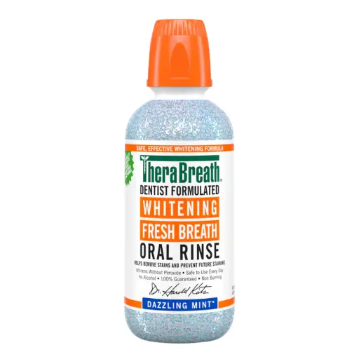 THERA BREATH WHITENING  FRESH BREATH ORAL RINSE 473ML  
