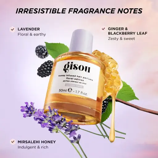 GISOU HONEY INFUSED HAIR PERFUM LAVENDER BERRY 50ML