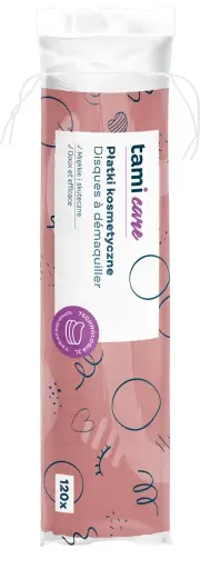  TAMI CARE PŁATKI KOSMETYCZNE KWADRATOWE 120X