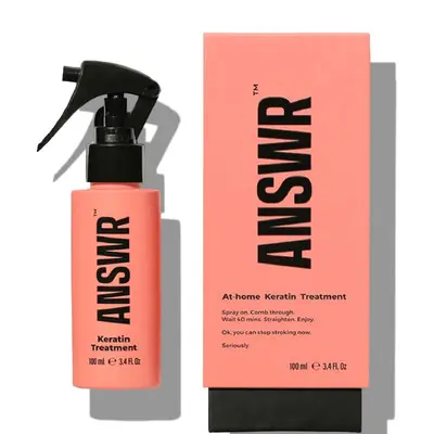 ANSWR At-home Keratin Hair Treatment for Smooth and Frizz-Free Hair 100ml