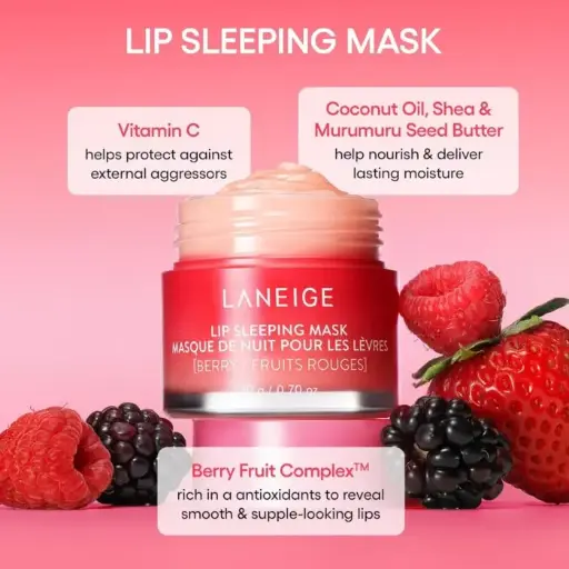 LANEIGE Lip Sleeping Mask EX Berry (20g) - 