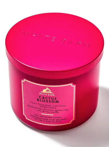 BATH AND BODY Cactus Blossom 3-Wick Candle