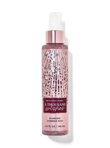  BATH AND BODY A Thousand Wishes Diamond Shimmer Mist 