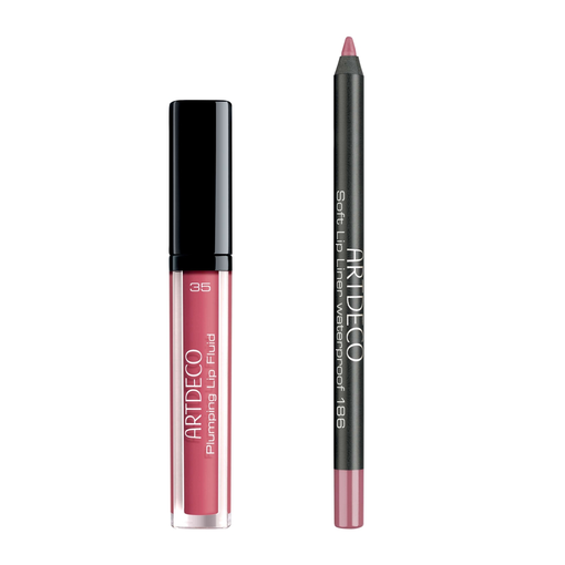 Artdeco Plumping Lip Fluid + Waterproof Lip Pencil  35