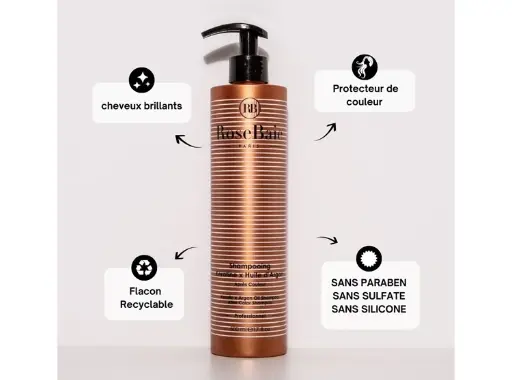 Shampooing Post-Coloration Kératine X Huile d'Argan - 500ml - 